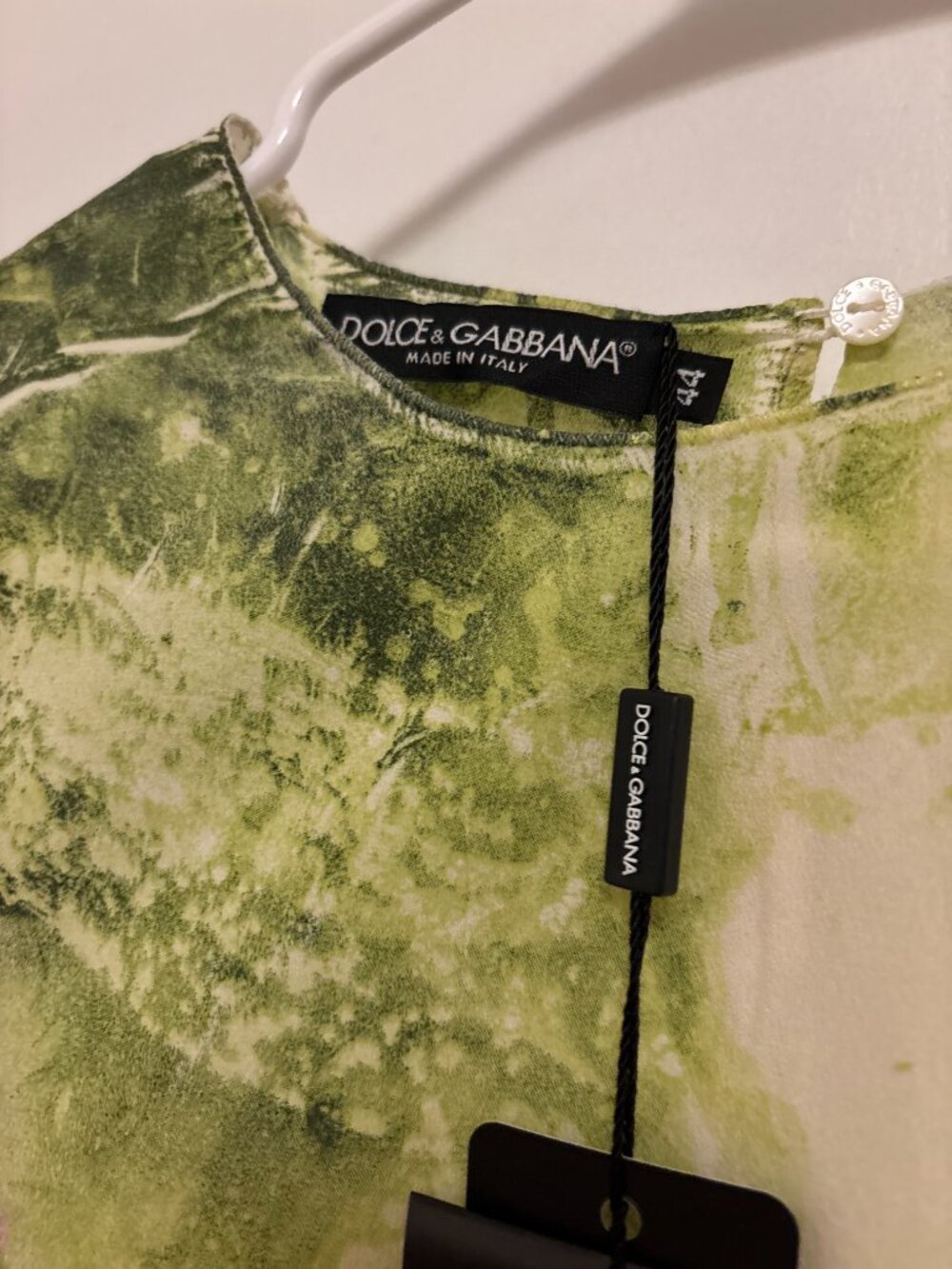 NWT Dolce & Gabbana 2013 100% Silk Impressionist Floral Top IT 44 / US 8 - Picture 3 of 4